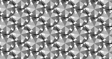 repetitive abstract geometric monochrome pattern-7c1b of the polygon-7c1