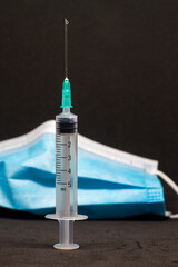 Vacuna e inyección contra la Covid-19