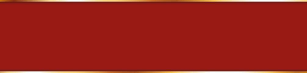 red ribbon banner with gold frame