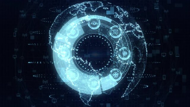 CFO - digital technology concept. Business, Technology, Internet and network concept.
