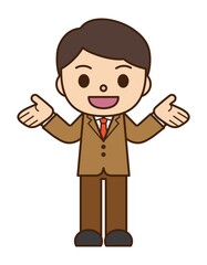 紹介 スーツ 男性