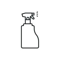 spray bottle icon vector illustration