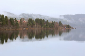 Fototapeta premium Lake Selbu, Norway