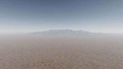 Fototapeta na wymiar alien planet in space, science fiction landscape, 3d render