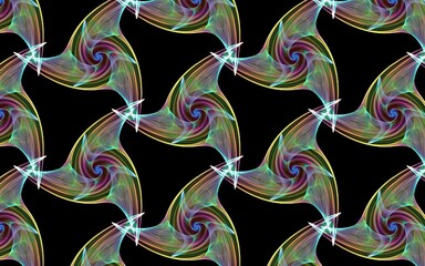 Abstract background with colorful shapes