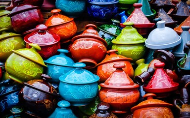 Obraz premium targ w Maroko