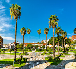 San Anton Park near the aqueduct in Plasencia - province of Caceres, Spain