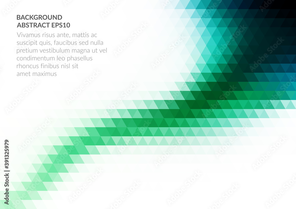 Poster an abstract background with a geometric texture of triangles. white space for text.