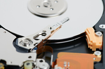 Writing information on hard drive
