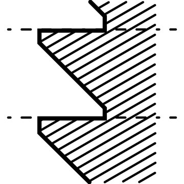 Buttress thread