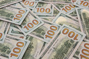 back side usa dollar bills as background