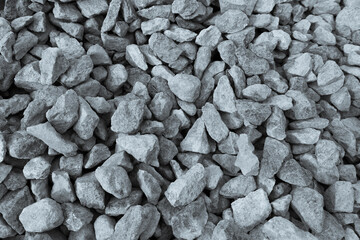Background texture of construction gravel.