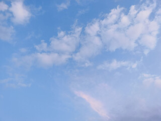 Beautiful abstract cloud and clear blue sky landscape nature background and wallpaper, blue texture