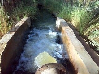 An agricultural irrigation pump from the Nile in northern Sudan, 2010