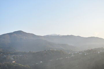 Obraz premium landscape with fog