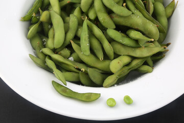 edamame as snack of japan cuisine