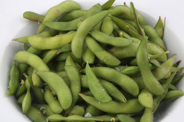 edamame as snack of japan cuisine
