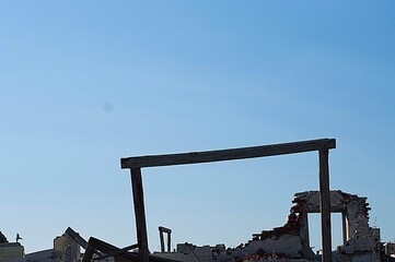 construcción antigua, demolición, antiguo