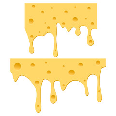 Soft cheese. This creativity will bring success in your business project. Vector illustration.