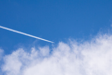 jet in the sky