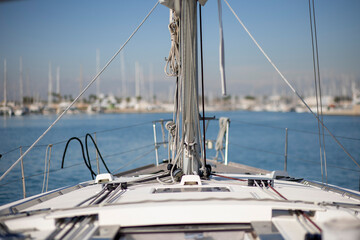 Fototapeta premium yacht in the harbor
