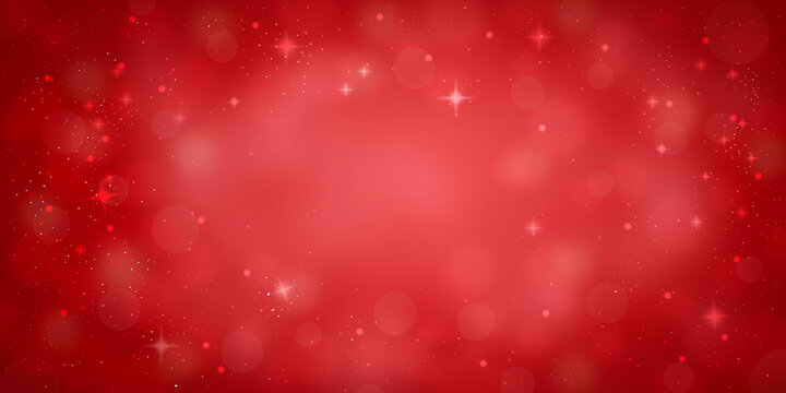 christmas background and red background with snow and snowflakes