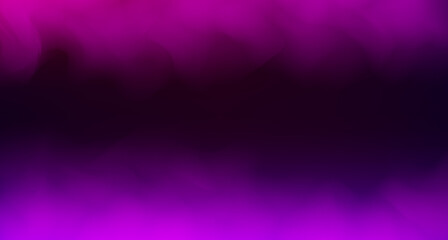 Realistic purple fog. Copy space. Colored fog.Occult smoke. Neon color. Illustration. Purple and dark. Blurry shadows and rays of light. Mystic spectacular colored smoke. Abstract colorful background.