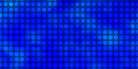 Light BLUE vector pattern with circles.