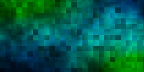 Dark Blue, Yellow vector template with rectangles.