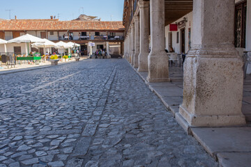 Colmenar de Oreja Main Square, Madrid, Spain. 17th Century magnificent examples of Castilian...