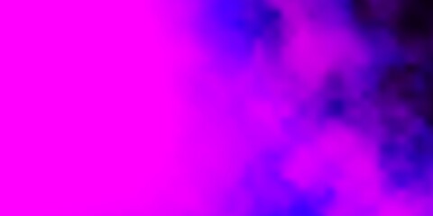 Light Pink, Blue vector template with sky, clouds.