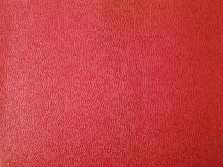 Bright red cattle leather texture background