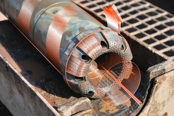 Illsutrated 3D drilling crown