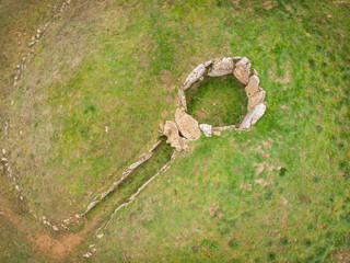 Dolmen of the Cotorrita, Neolithic, municipality of Los Altos, Las Merindades, Burgos, Spain