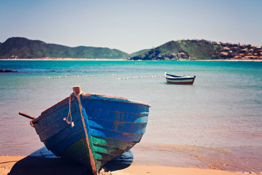 2 boats in Buzios, Brazil
