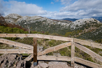 Fototapeta premium Tejeda de Tosande. Fuentes Carrionas Natural Park, Fuente Cobre- Palentina Mountain. Palencia, Spain