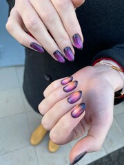 Granite coated manicure