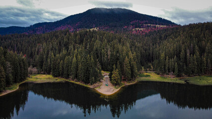 Fototapeta premium reflection in the mountains