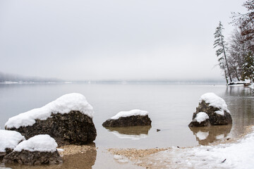 Calm winter nature