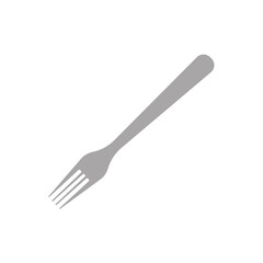 Isolated fork for eat home activities icon- Vector
