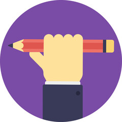 
Flat icon ink pen, drawing pen
