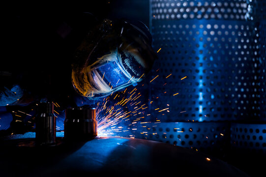 Welder At Work