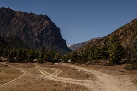 gravel roads of Himalayas