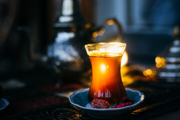 turkish tea still life