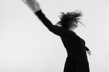 dance freedom - girl rotating fast