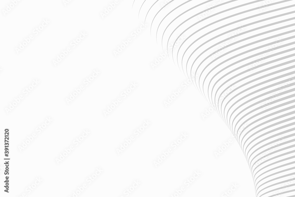 Poster abstract background with a dynamic wave. gray lines on bright background.