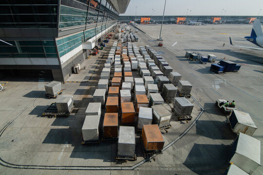 Cargo Terminal At The Airport