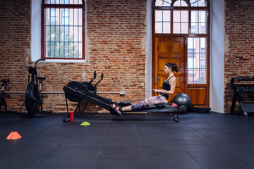 Young Girl In Gym.