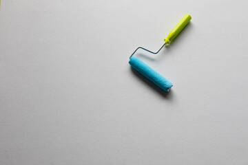 Naklejka premium ペイントローラー