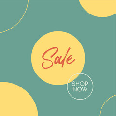 Sale abstract banner template vector